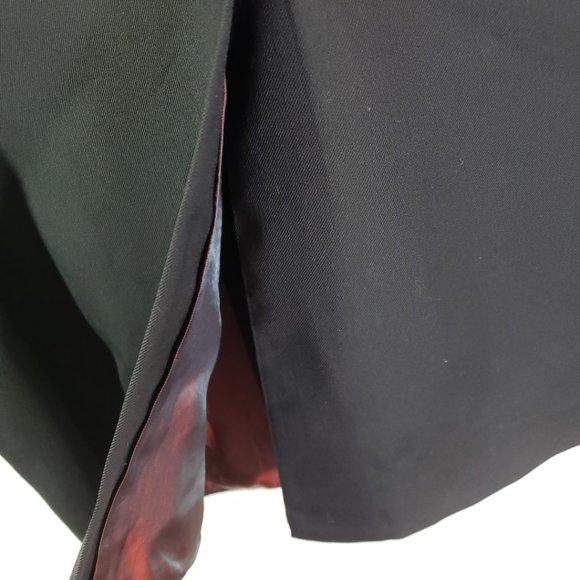 HOLLAND & SHERRY Men's 44 Navy Solid Fully lined Padded, Button Front Jacket - Picture 11 of 12